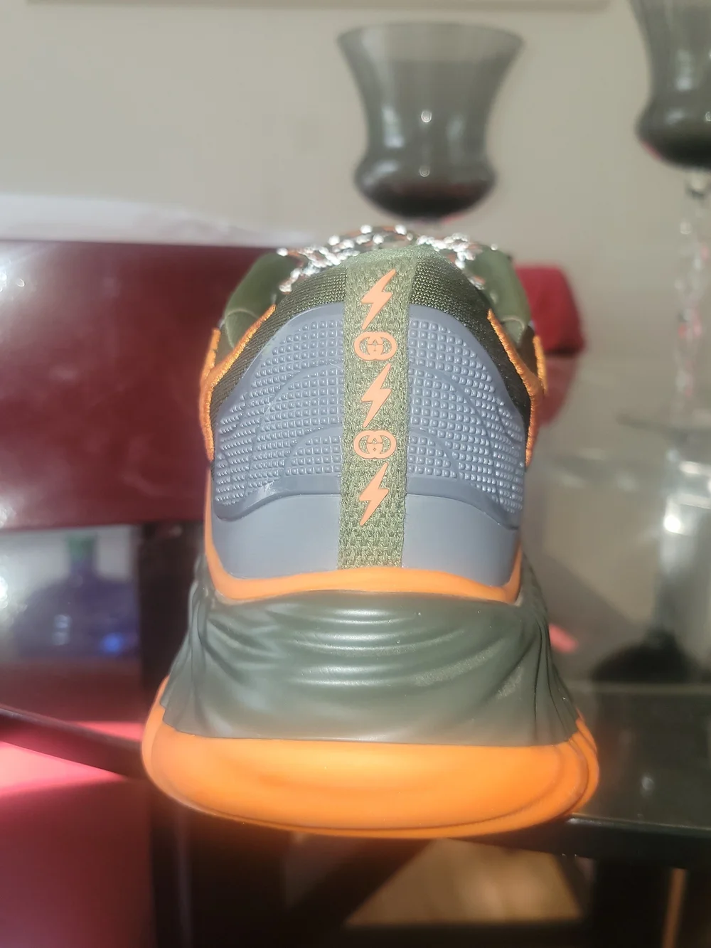 Gucci Green & Orange Men’s Sneaker